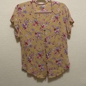 Maurice’s Tops | Color: Red/ Yellow Floral | Size: S